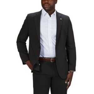 Nautica Men's Ventura Solid Suit Separates Jacket Double Vented Black 48R NWT